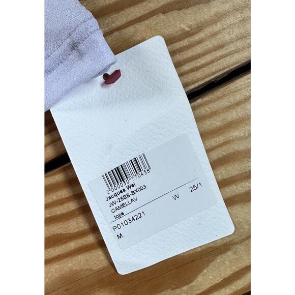 NWT Jacques Wei Sheer Tank Top Size Medium Women’s Light Purple - Picture 6 of 9